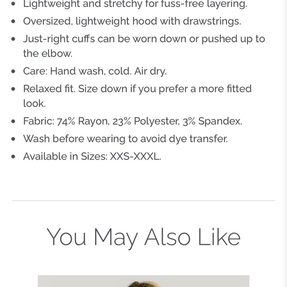 ZYIA Black Lounge Boyfriend Hoodie - Picture 6 of 6